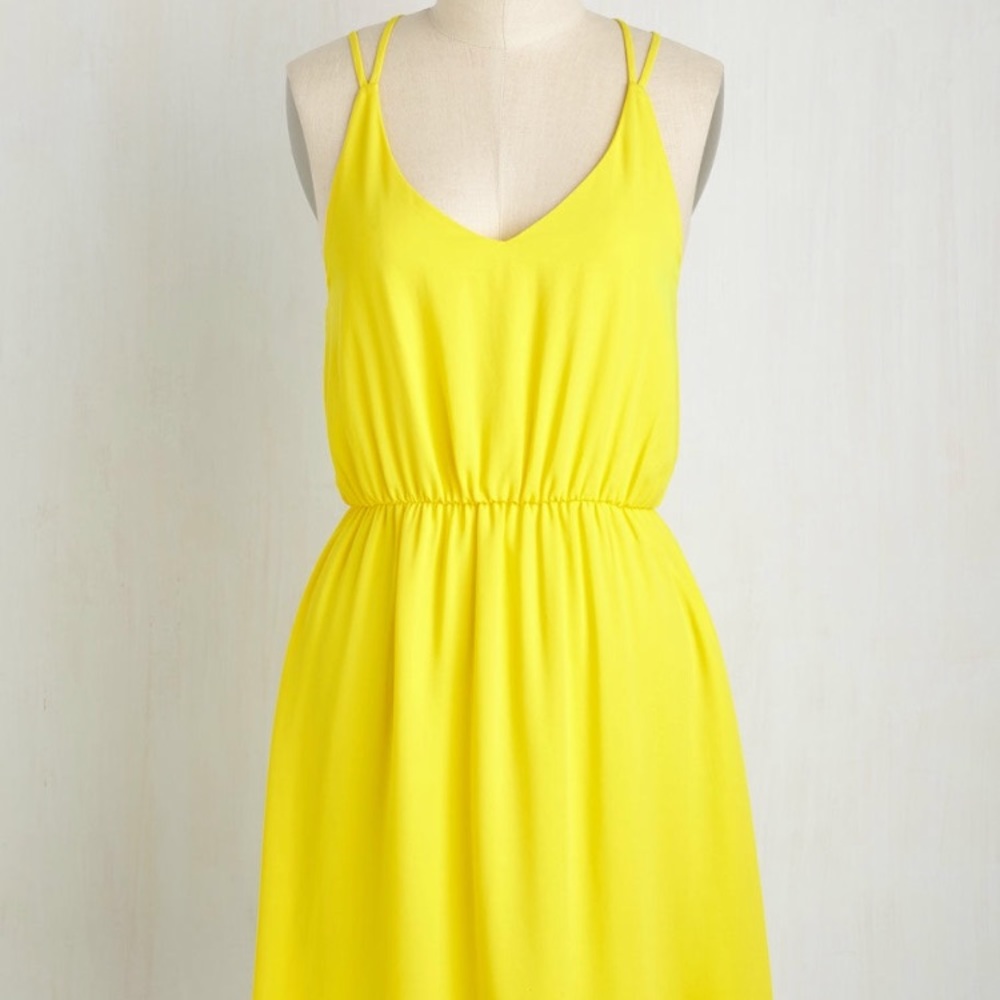 Modcloth Baby I’ve Got Your Sunny Dress